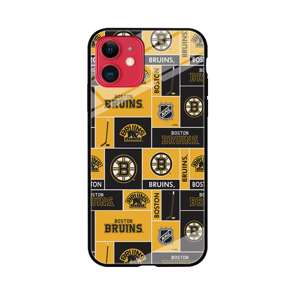 Hockey Boston Bruins NHL 001 iPhone 11 Case-Phone Case-Tempered Glass Case-Altracase