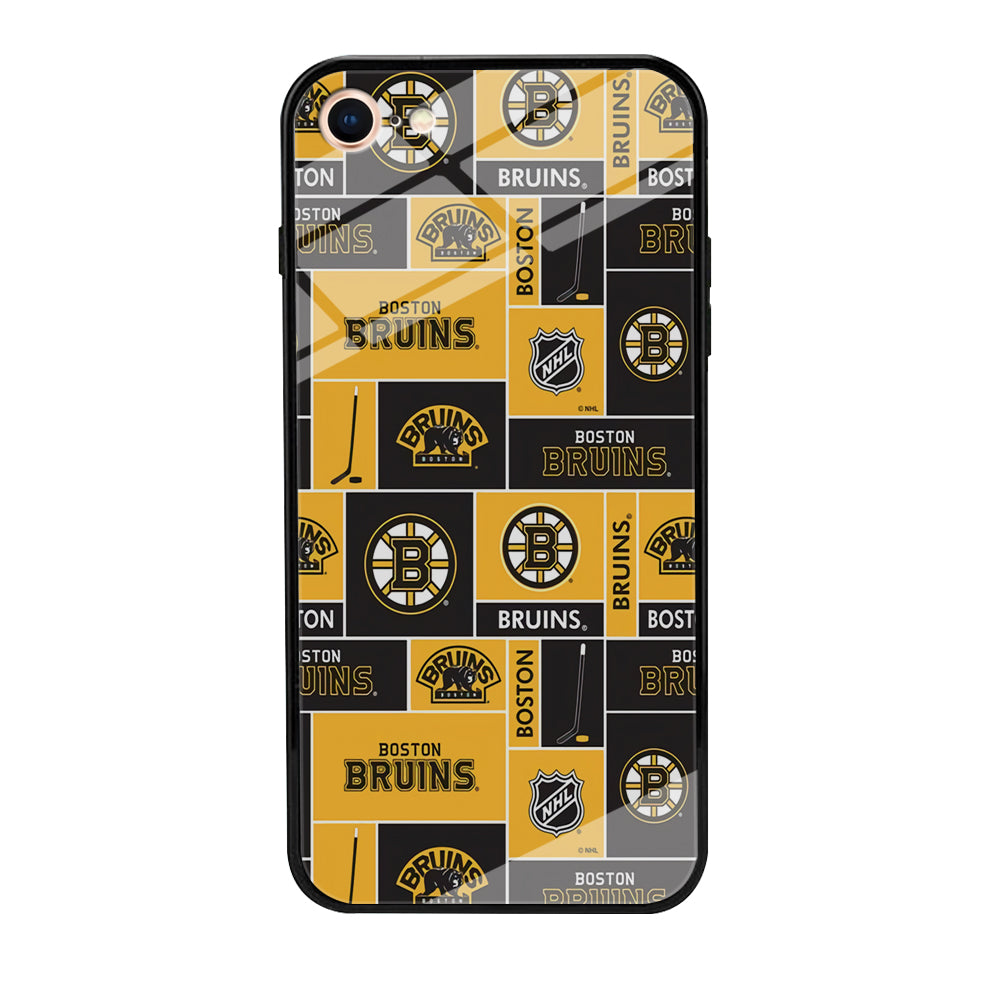 Hockey Boston Bruins NHL 001 iPhone SE 2020 Case-Phone Case-Tempered Glass Case-Altracase