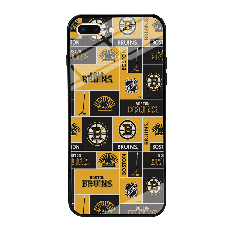 Hockey Boston Bruins NHL 001 iPhone 7 Plus Case-Phone Case-Tempered Glass Case-Altracase
