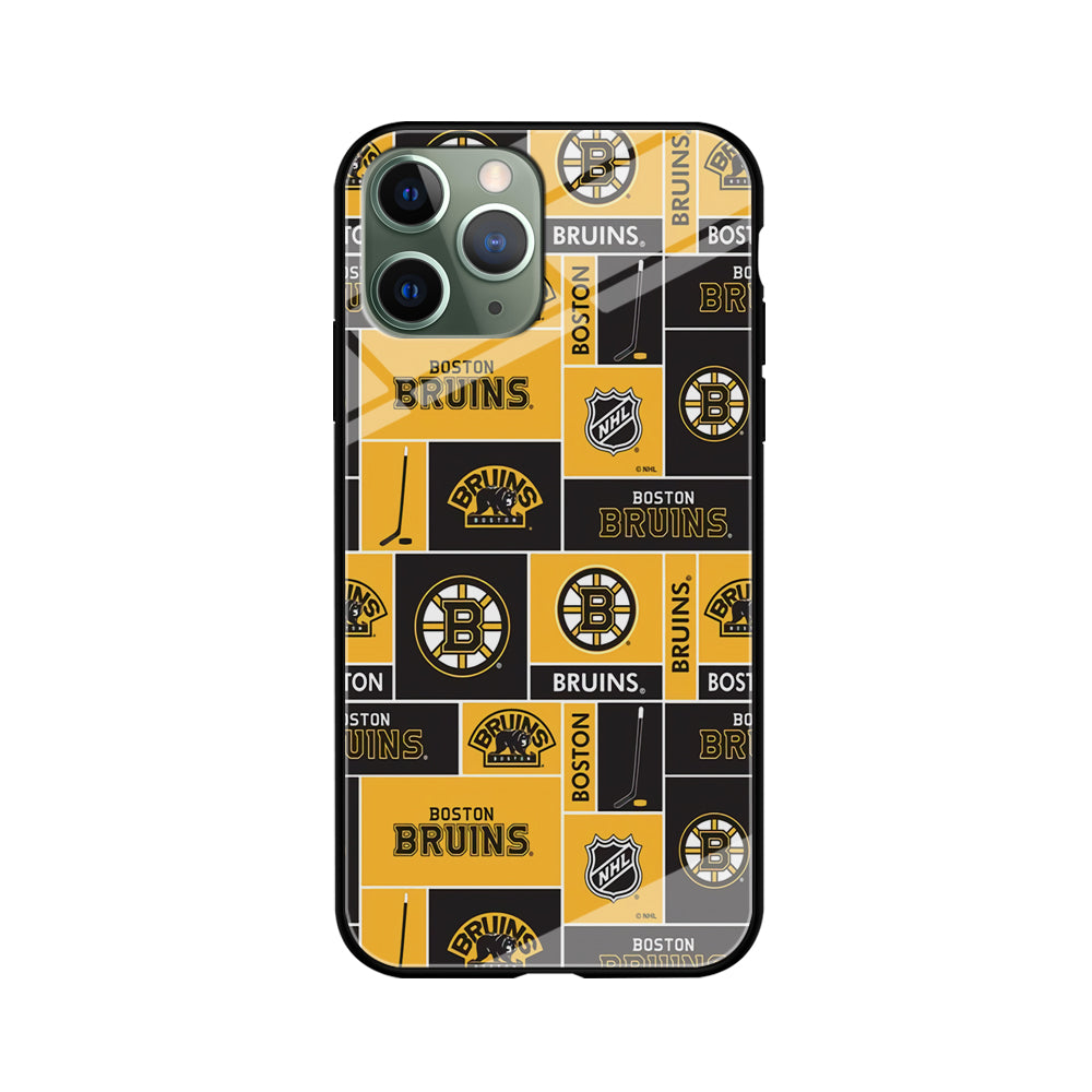 Hockey Boston Bruins NHL 001 iPhone 11 Pro Max Case-Phone Case-Tempered Glass Case-Altracase