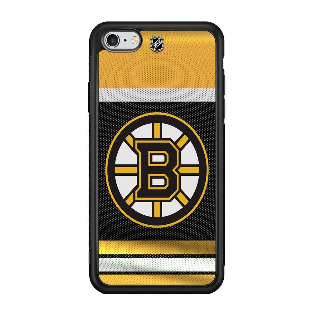 Hockey Boston Bruins NHL 002 iPhone 6 | 6s Case-Phone Case-Rubber Black (2D Case)-Altracase