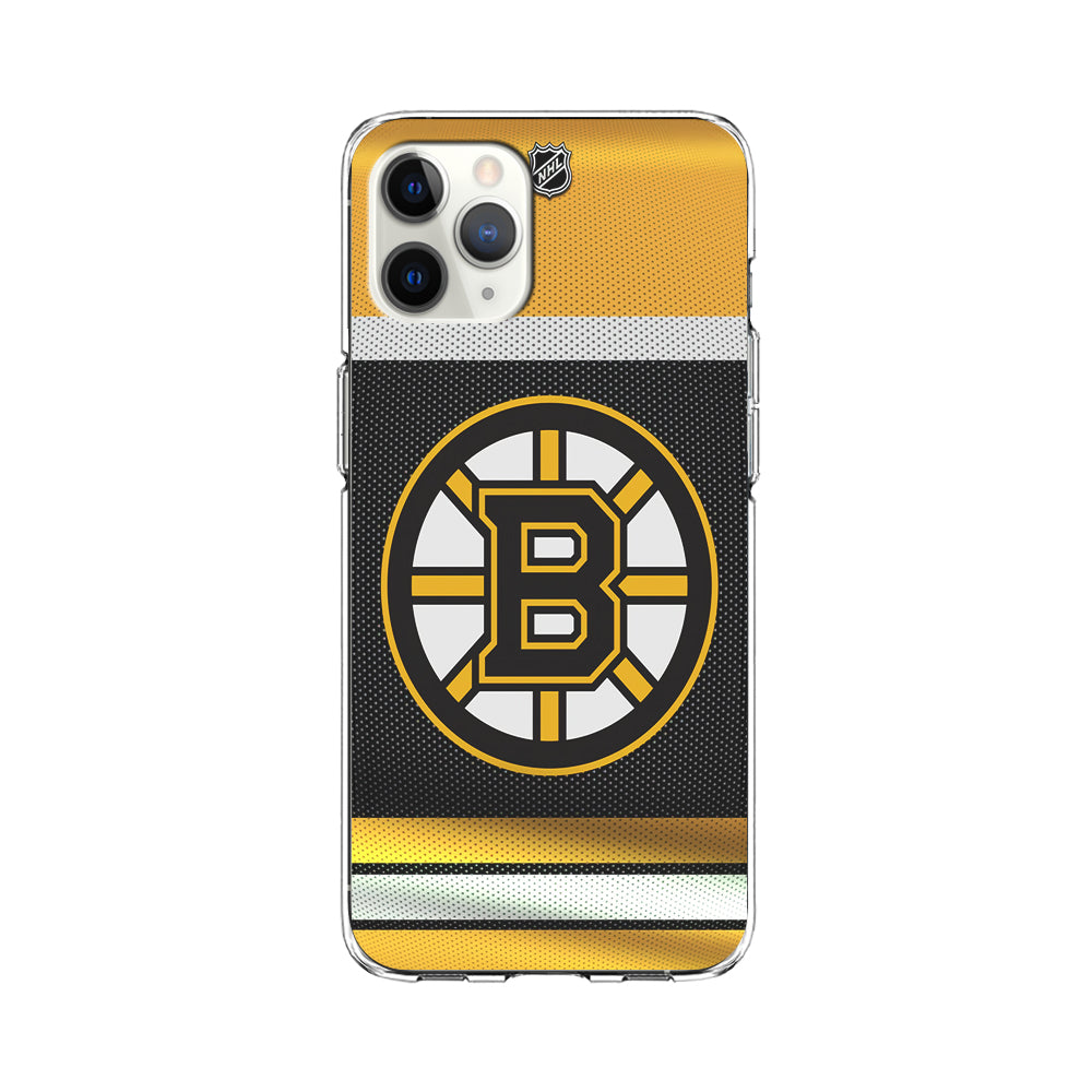 Hockey Boston Bruins NHL 002 iPhone 11 Pro Max Case-Phone Case-Clear Soft Case-Altracase