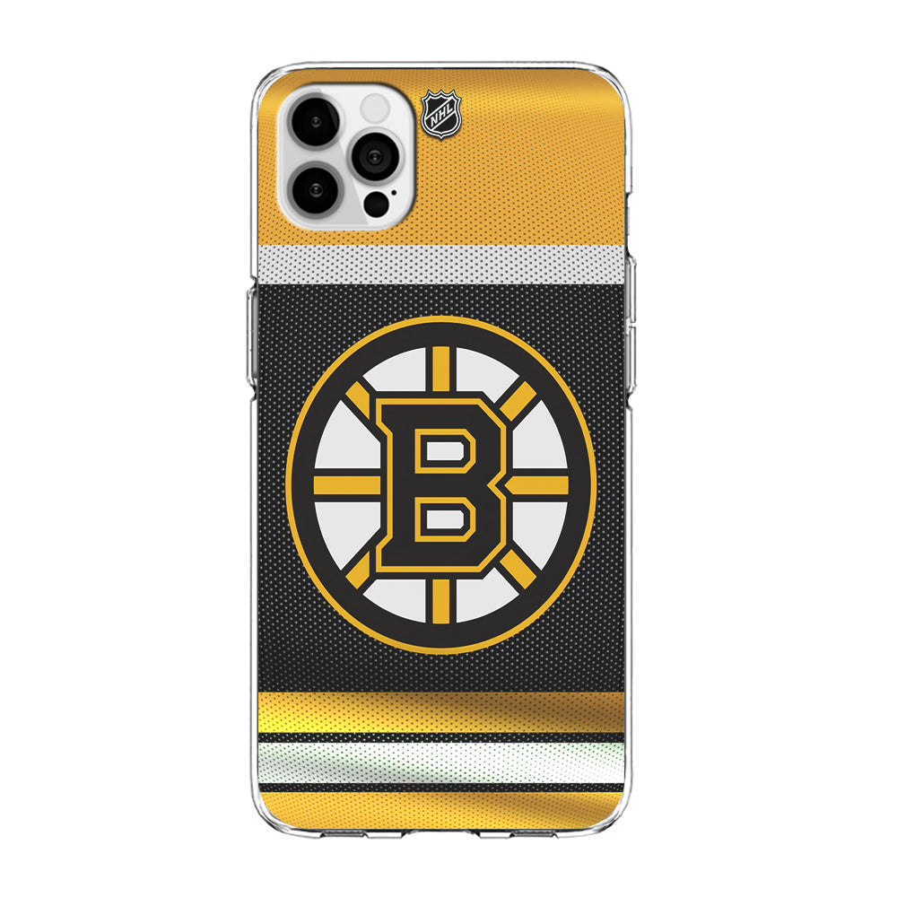 Hockey Boston Bruins NHL 002 iPhone 13 Pro Case-Phone Case-Clear Soft Case-Altracase