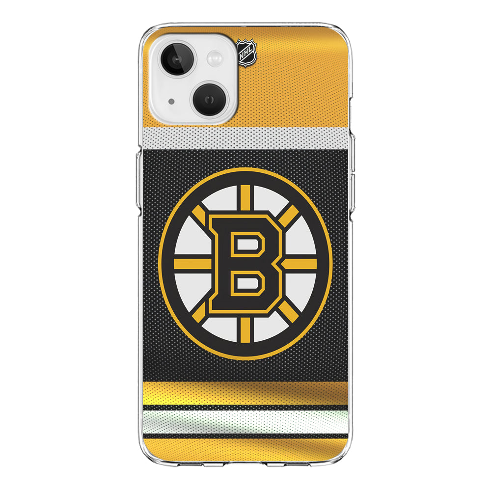 Hockey Boston Bruins NHL 002 iPhone 15 Case-Phone Case-Clear Soft Case-Altracase