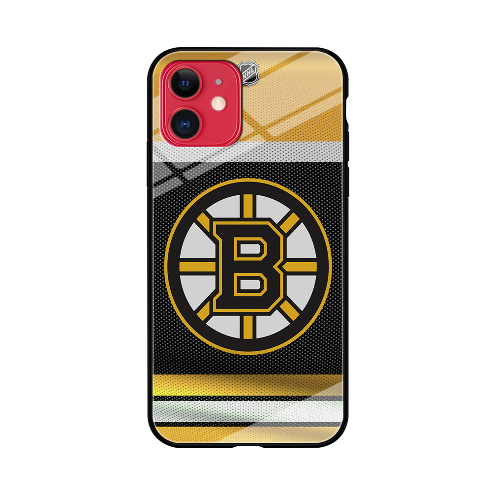 Hockey Boston Bruins NHL 002 iPhone 11 Case-Phone Case-Tempered Glass Case-Altracase