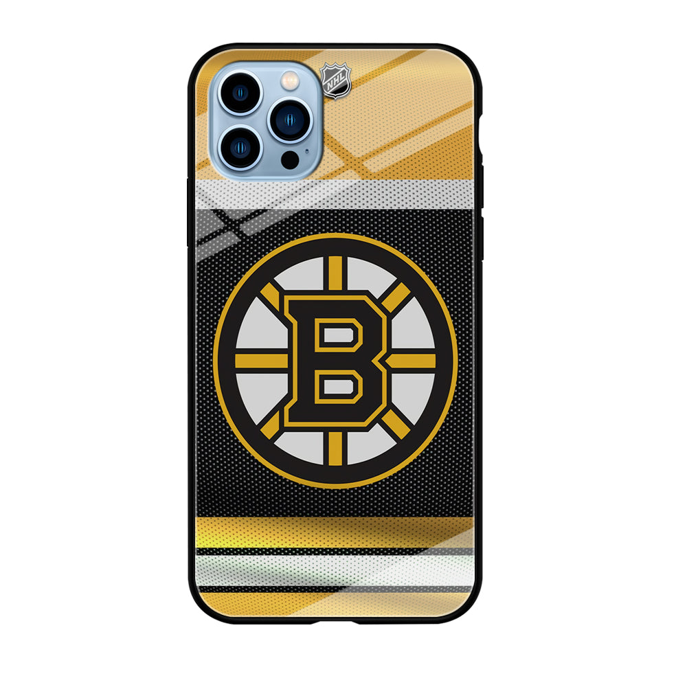 Hockey Boston Bruins NHL 002 iPhone 12 Pro Max Case-Phone Case-Tempered Glass Case-Altracase