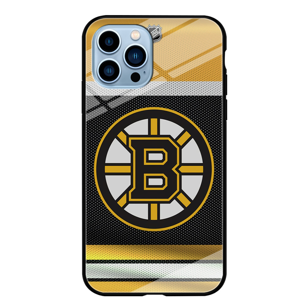 Hockey Boston Bruins NHL 002 iPhone 13 Pro Case-Phone Case-Tempered Glass Case-Altracase