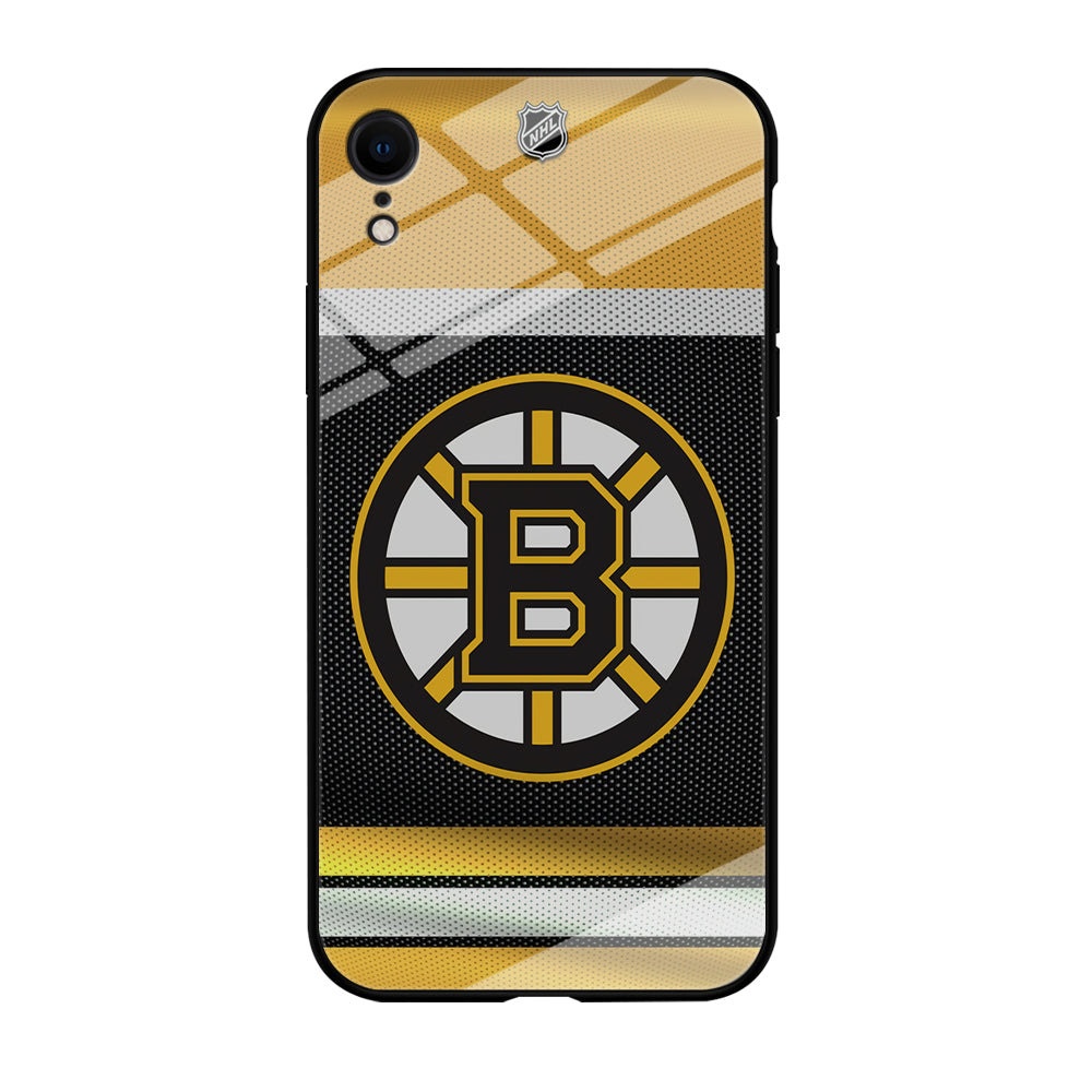 Hockey Boston Bruins NHL 002 iPhone XR Case-Phone Case-Tempered Glass Case-Altracase