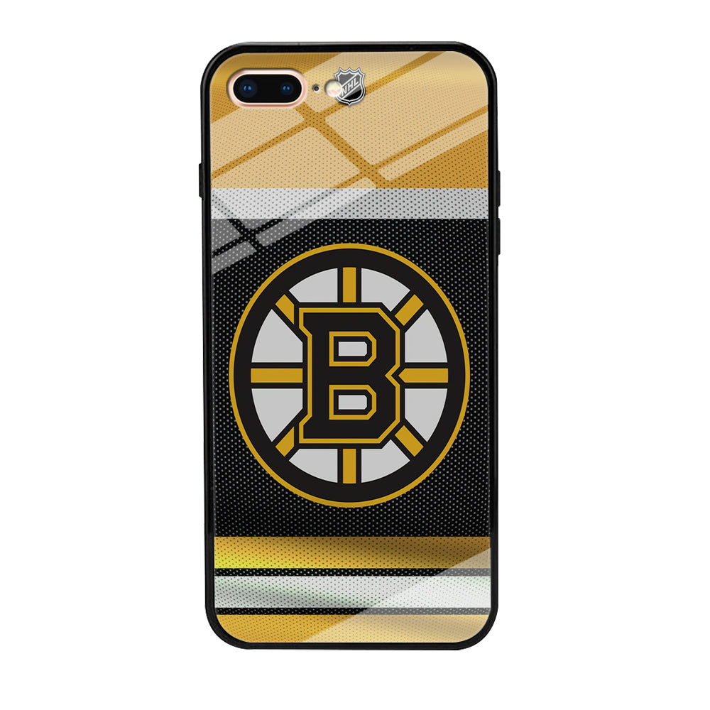 Hockey Boston Bruins NHL 002 iPhone 8 Plus Case-Phone Case-Tempered Glass Case-Altracase