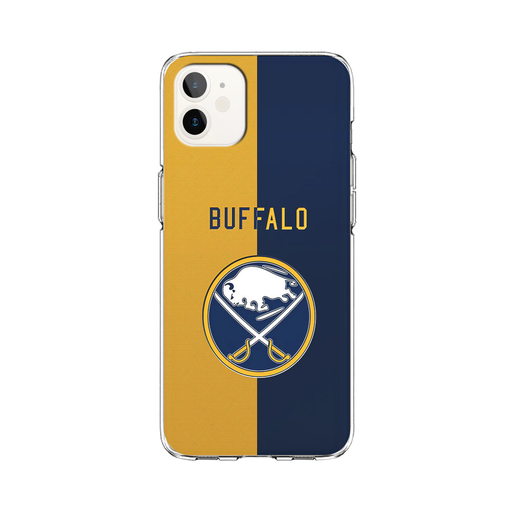 Hockey Buffalo Sabres NHL 001 iPhone 12 Case-Phone Case-Clear Soft Case-Altracase