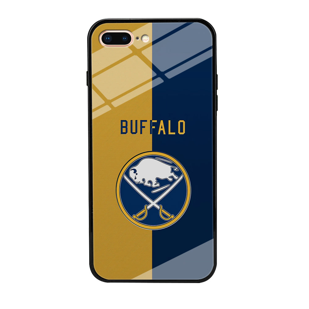 Hockey Buffalo Sabres NHL 001 iPhone 8 Plus Case-Phone Case-Tempered Glass Case-Altracase