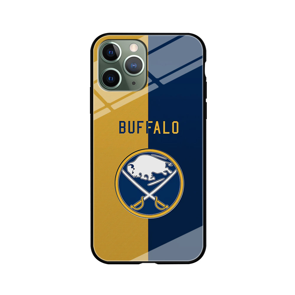 Hockey Buffalo Sabres NHL 001 iPhone 11 Pro Max Case-Phone Case-Tempered Glass Case-Altracase