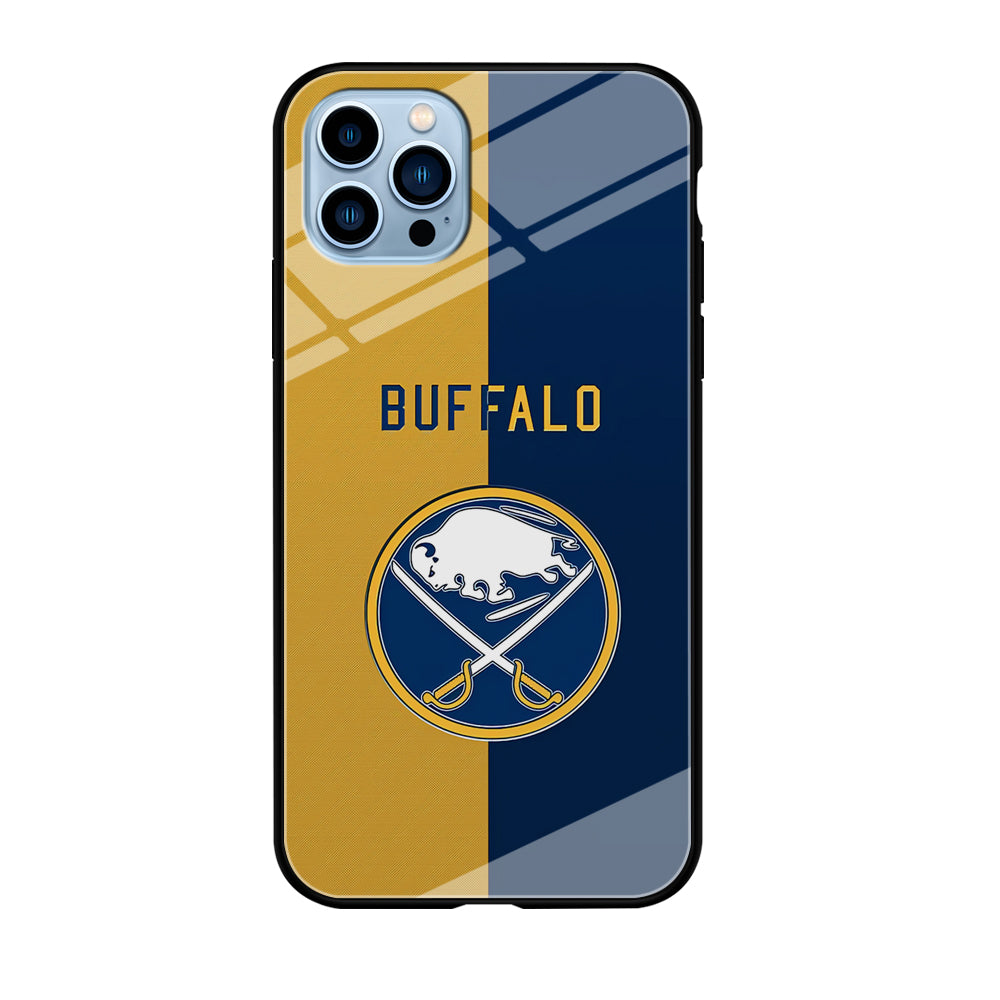 Hockey Buffalo Sabres NHL 001 iPhone 12 Pro Max Case-Phone Case-Tempered Glass Case-Altracase