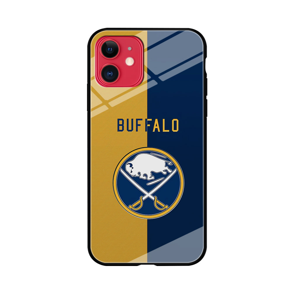 Hockey Buffalo Sabres NHL 001 iPhone 11 Case-Phone Case-Tempered Glass Case-Altracase