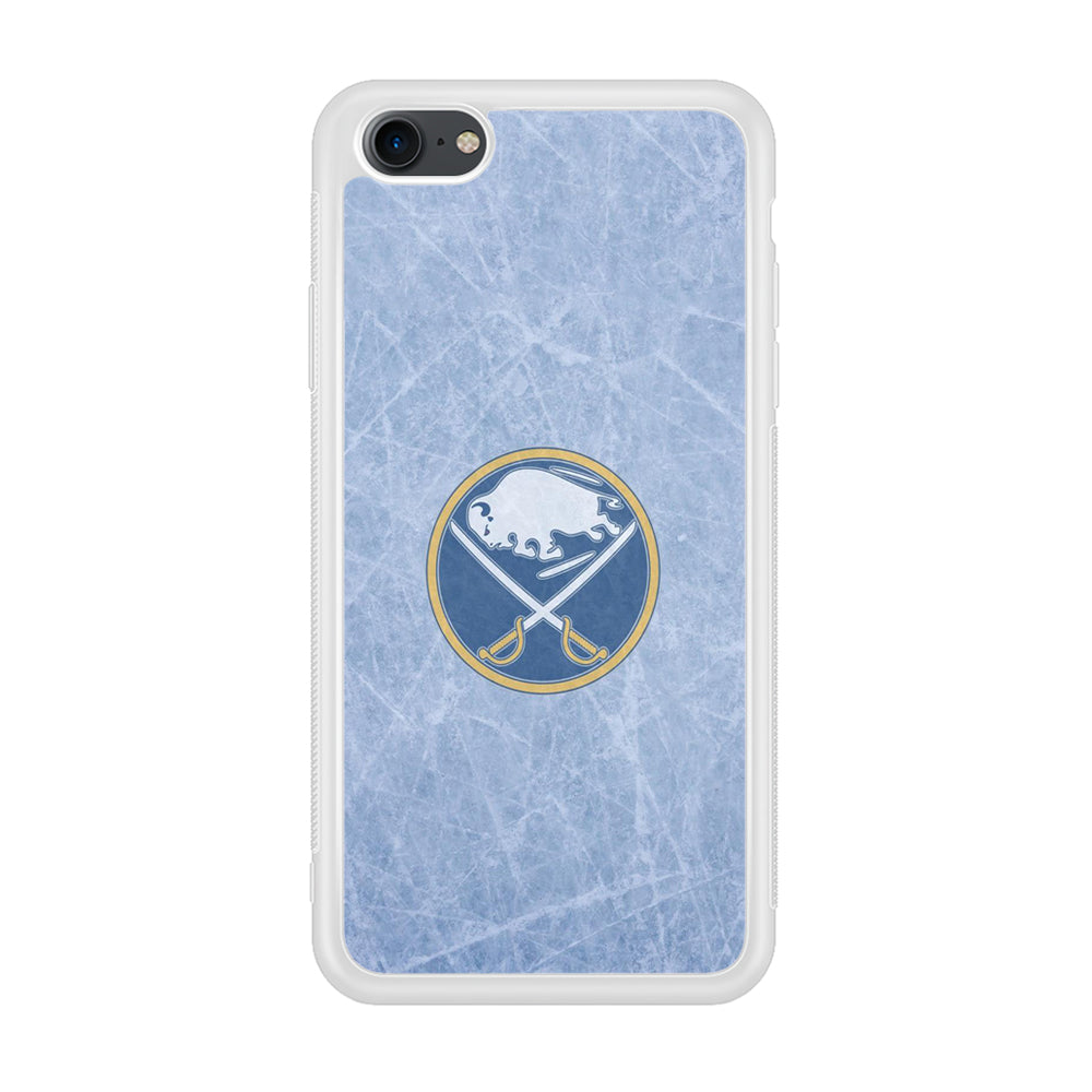Hockey Buffalo Sabres NHL 002 iPhone 7 Case-Phone Case-Rubber White (2D Case)-Altracase