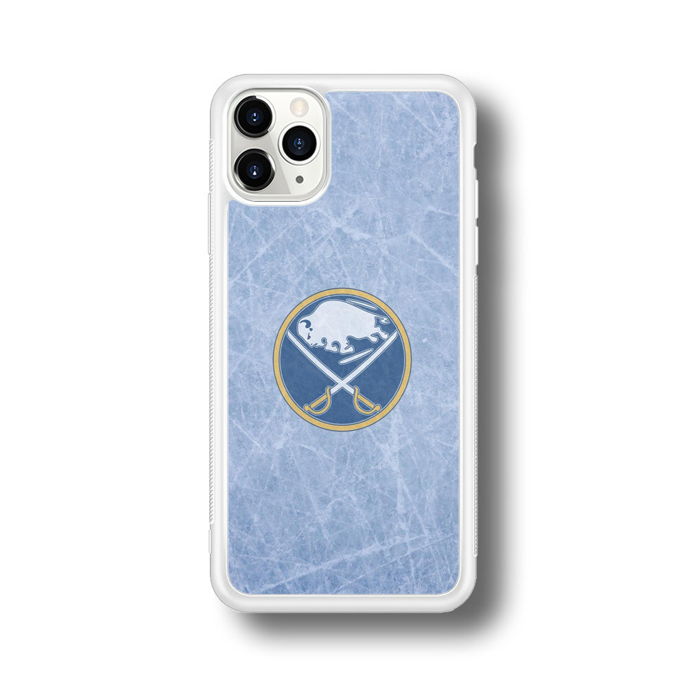 Hockey Buffalo Sabres NHL 002 iPhone 11 Pro Case-Phone Case-Rubber White (2D Case)-Altracase