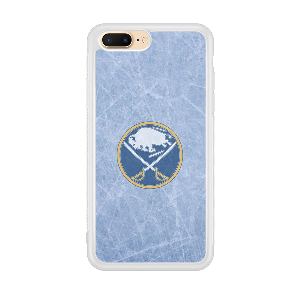 Hockey Buffalo Sabres NHL 002 iPhone 8 Plus Case-Phone Case-Rubber White (2D Case)-Altracase