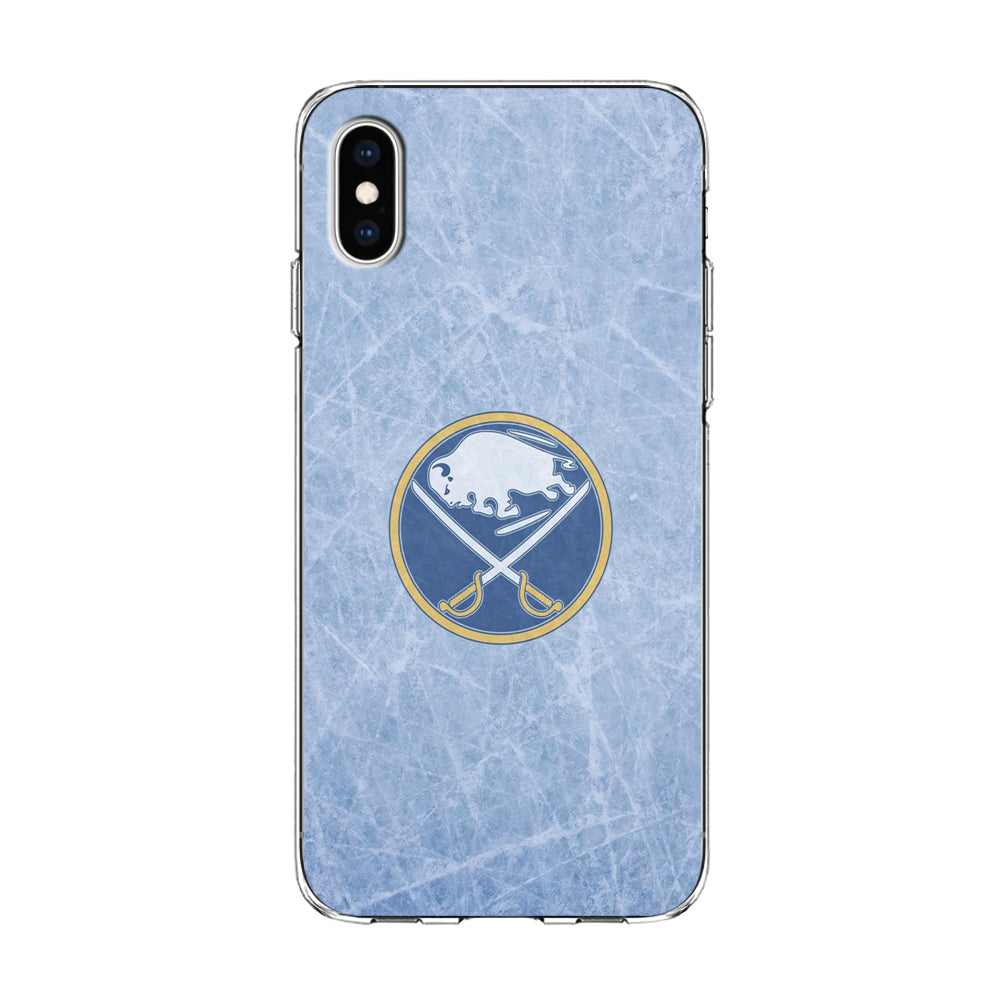 Hockey Buffalo Sabres NHL 002 iPhone Xs Case-Phone Case-Clear Soft Case-Altracase