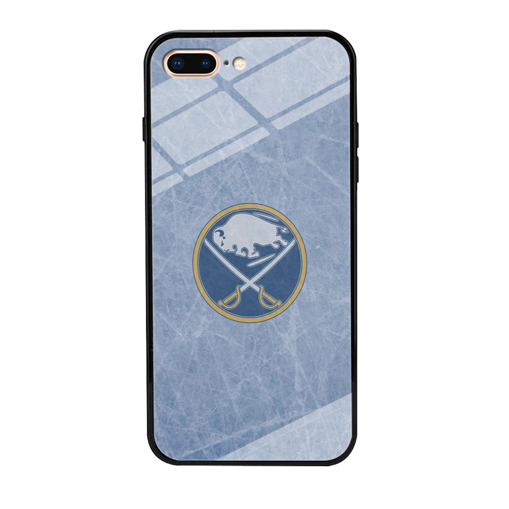 Hockey Buffalo Sabres NHL 002 iPhone 8 Plus Case-Phone Case-Tempered Glass Case-Altracase