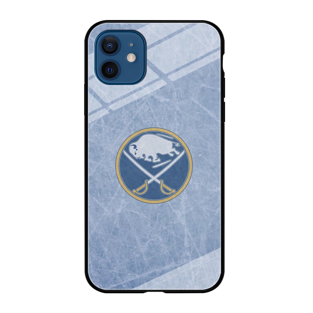 Hockey Buffalo Sabres NHL 002 iPhone 12 Case-Phone Case-Tempered Glass Case-Altracase