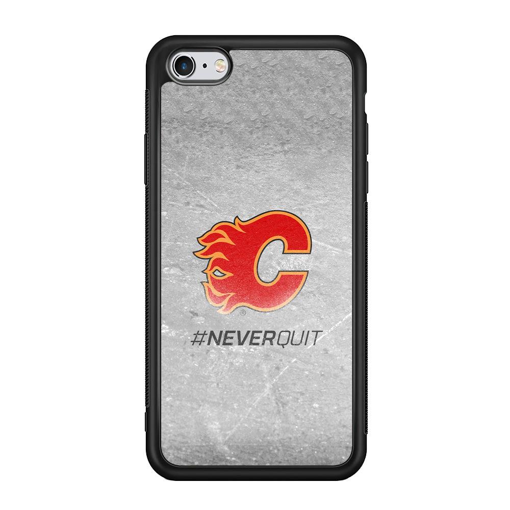 Hockey Calgary Flames NHL 001 iPhone 6 | 6s Case-Phone Case-Rubber Black (2D Case)-Altracase