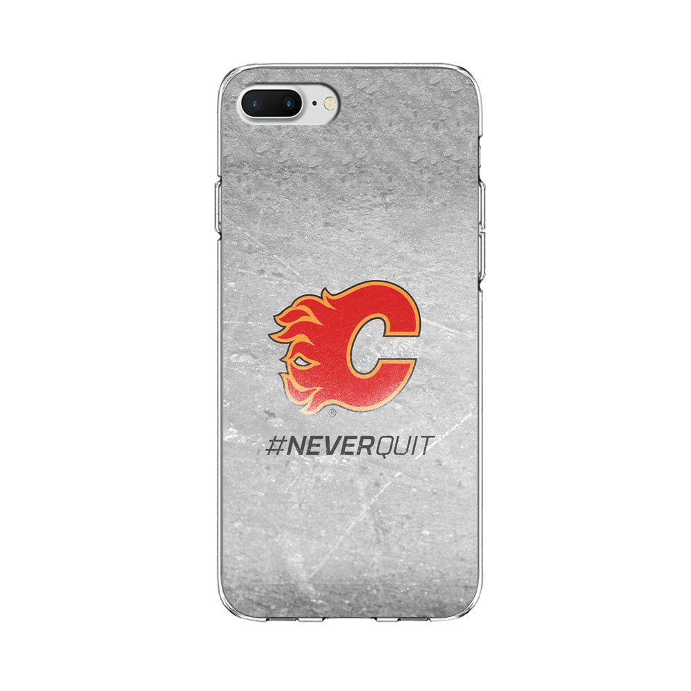 Hockey Calgary Flames NHL 001 iPhone 8 Plus Case-Phone Case-Clear Soft Case-Altracase