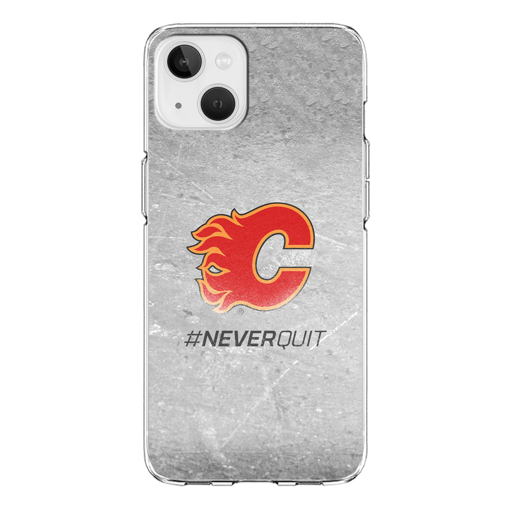 Hockey Calgary Flames NHL 001 iPhone 13 Mini Case-Phone Case-Clear Soft Case-Altracase