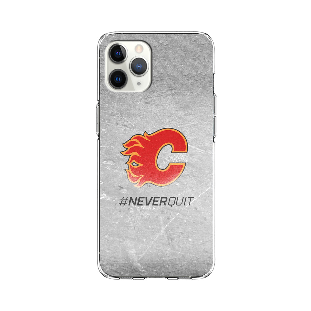 Hockey Calgary Flames NHL 001 iPhone 11 Pro Max Case-Phone Case-Clear Soft Case-Altracase