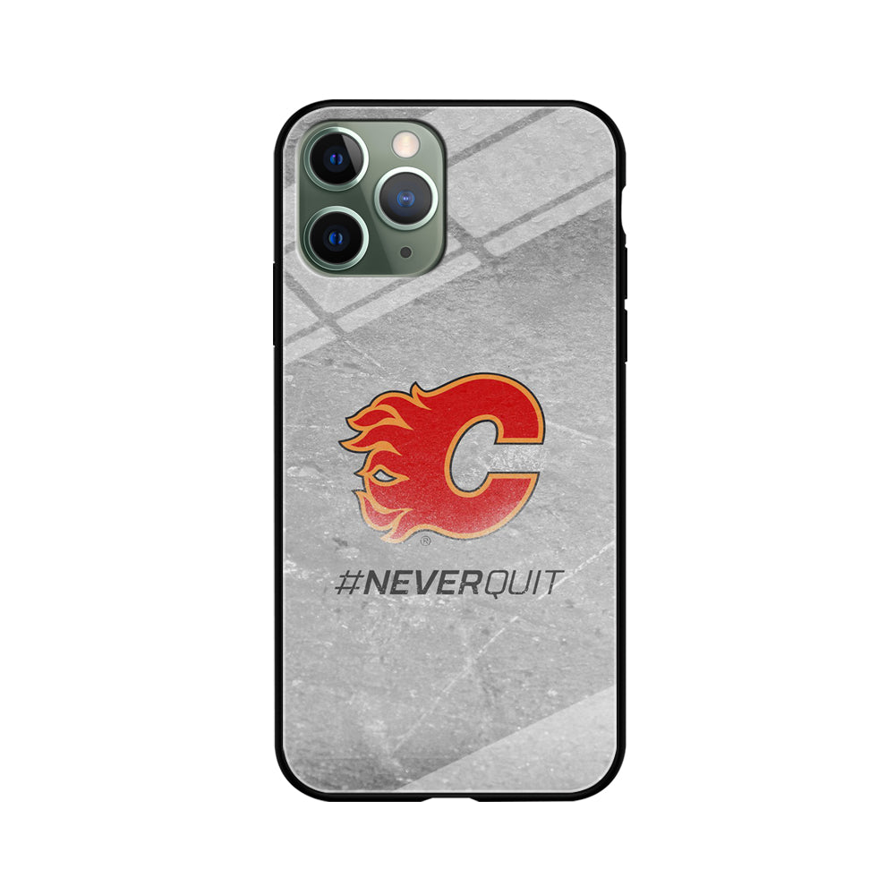 Hockey Calgary Flames NHL 001 iPhone 11 Pro Max Case-Phone Case-Tempered Glass Case-Altracase