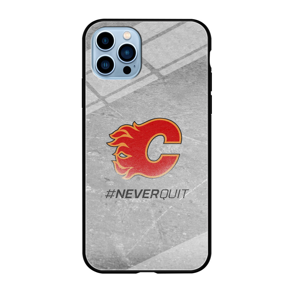 Hockey Calgary Flames NHL 001 iPhone 12 Pro Max Case-Phone Case-Tempered Glass Case-Altracase