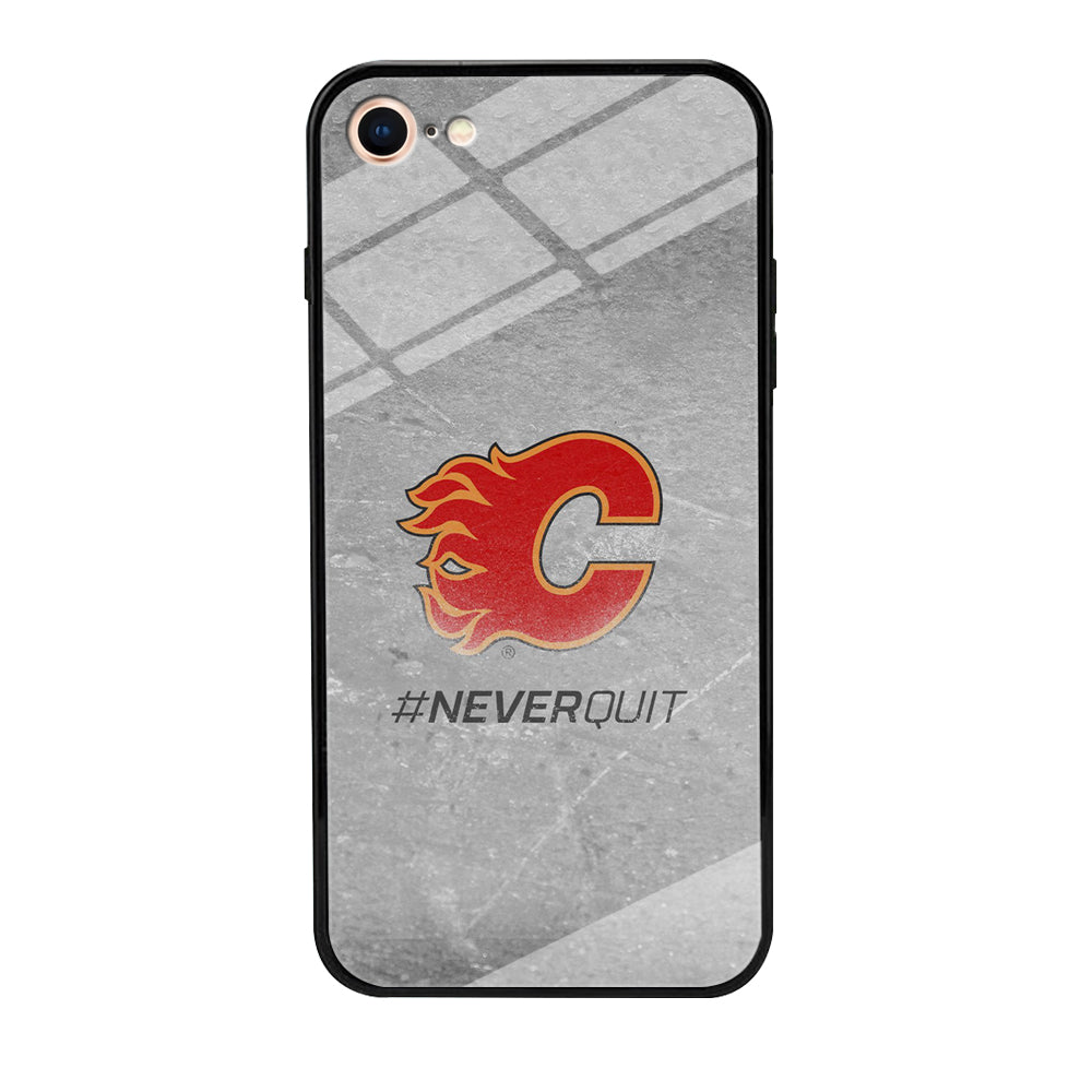 Hockey Calgary Flames NHL 001 iPhone 7 Case-Phone Case-Tempered Glass Case-Altracase