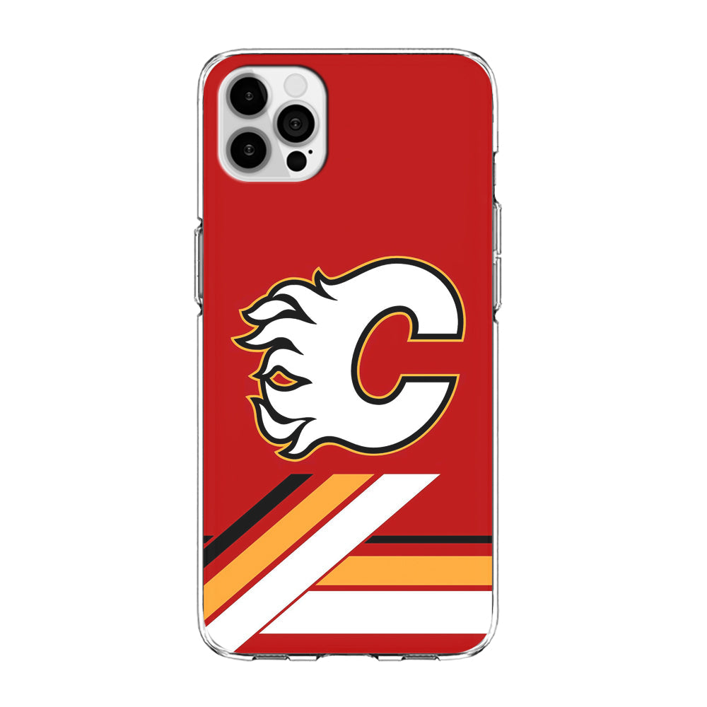 Hockey Calgary Flames NHL 002 iPhone 13 Pro Case-Phone Case-Clear Soft Case-Altracase