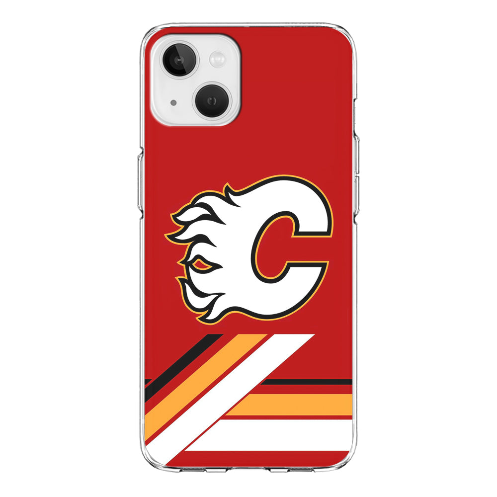 Hockey Calgary Flames NHL 002 iPhone 13 Mini Case-Phone Case-Clear Soft Case-Altracase