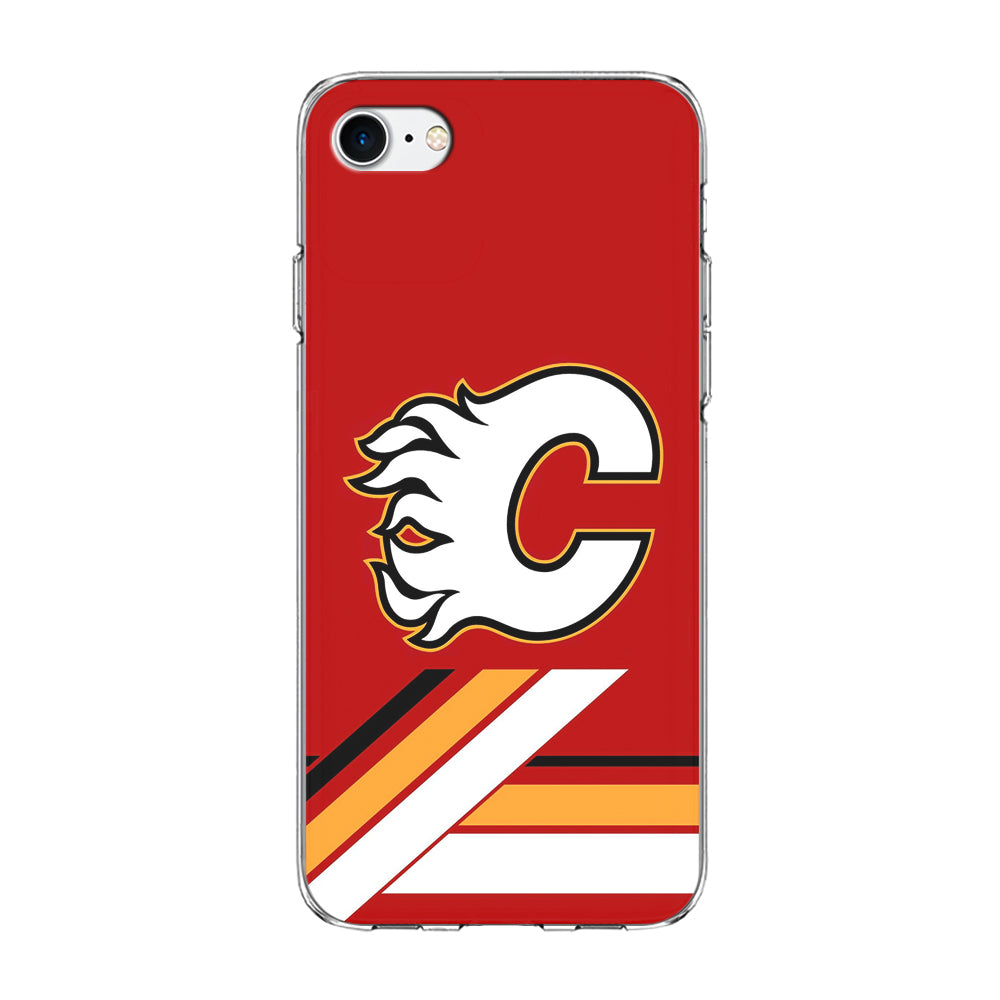 Hockey Calgary Flames NHL 002 iPhone 7 Case-Phone Case-Clear Soft Case-Altracase