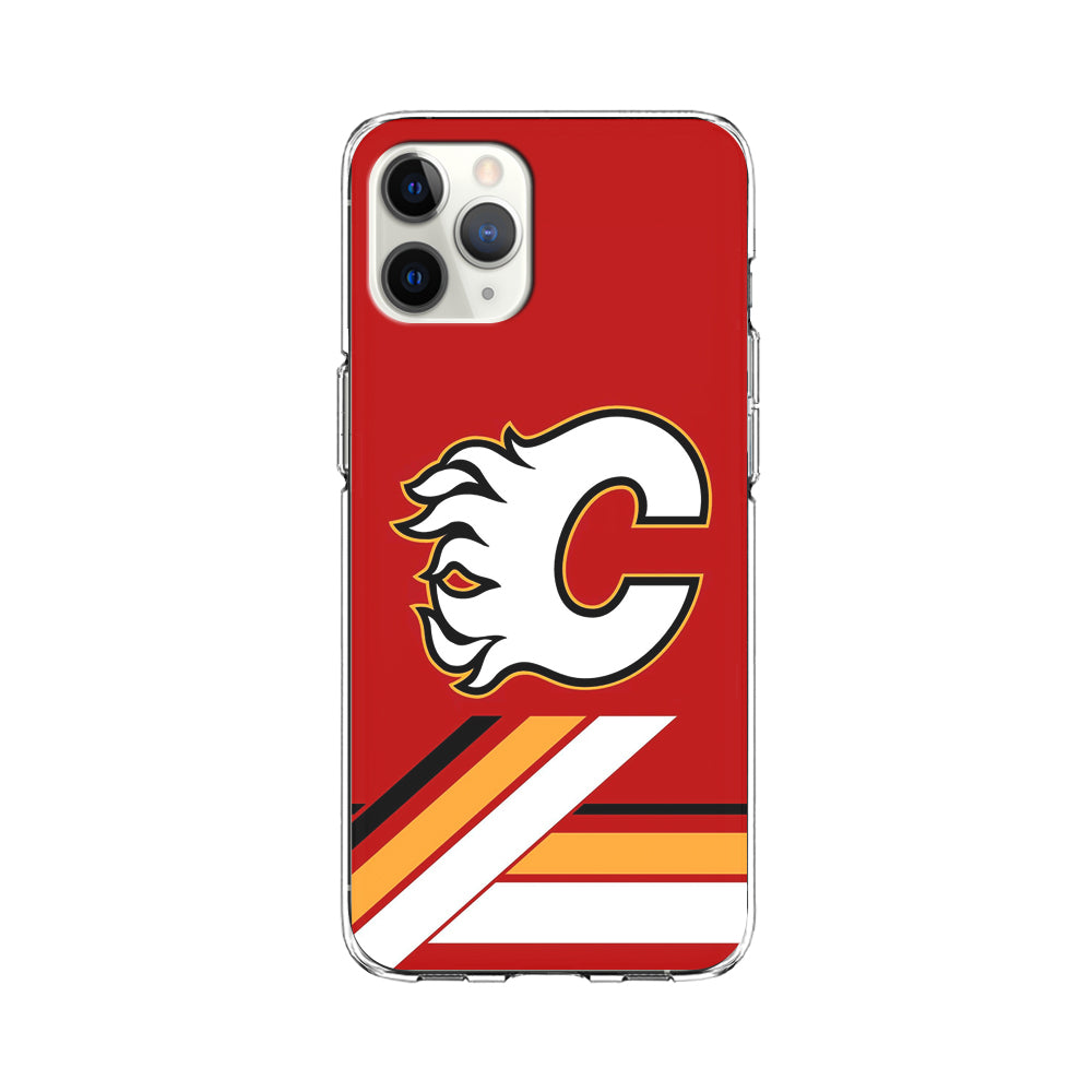 Hockey Calgary Flames NHL 002 iPhone 11 Pro Max Case-Phone Case-Clear Soft Case-Altracase