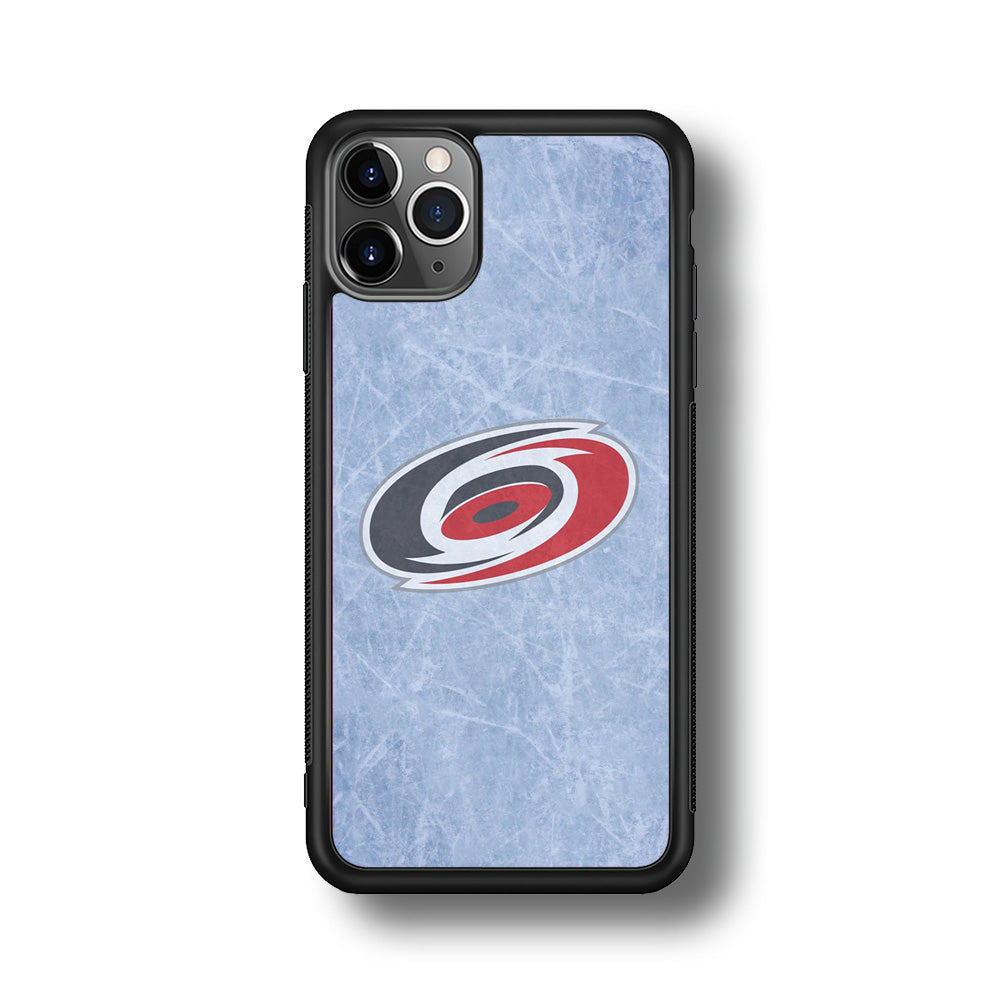 Hockey Carolina Hurricanes NHL 001 iPhone 11 Pro Max Case-Phone Case-Rubber Black (2D Case)-Altracase