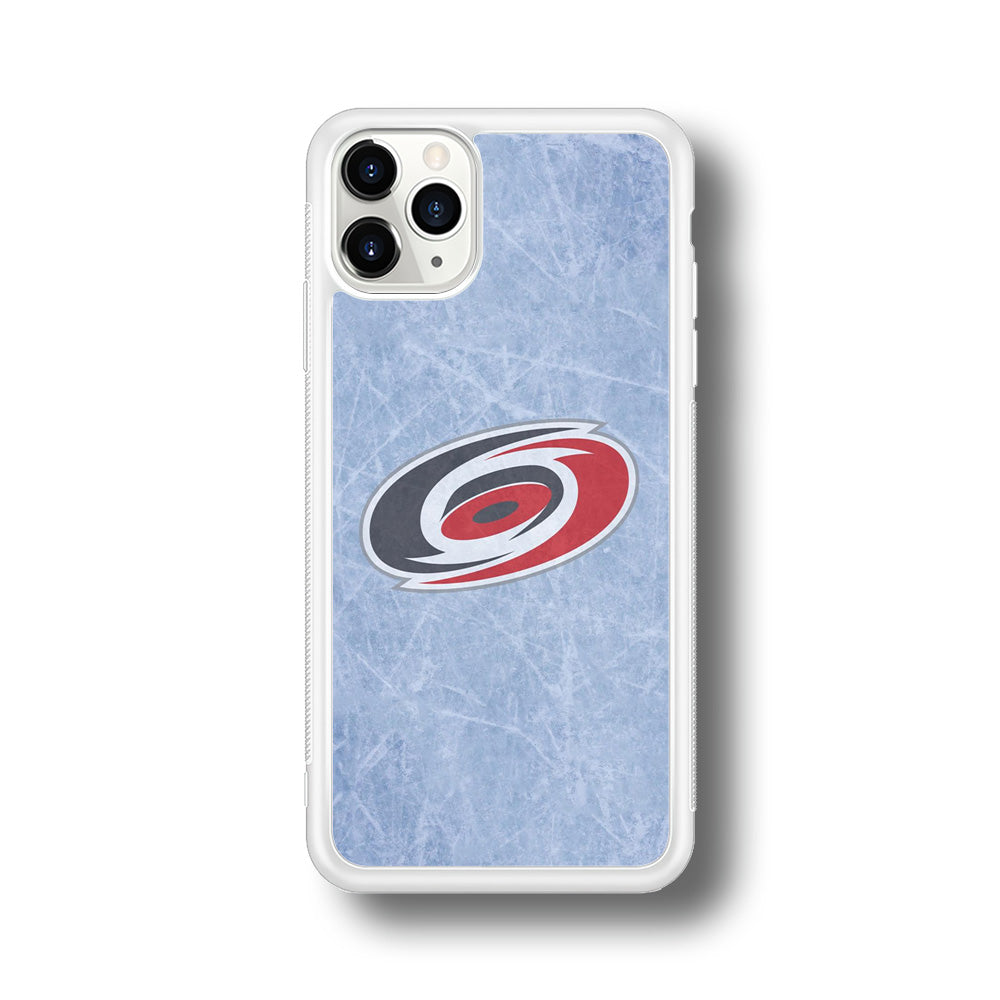 Hockey Carolina Hurricanes NHL 001 iPhone 11 Pro Max Case-Phone Case-Rubber White (2D Case)-Altracase