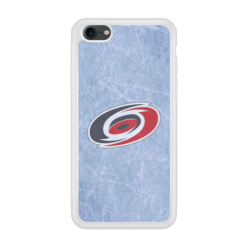 Hockey Carolina Hurricanes NHL 001 iPhone 7 Case-Phone Case-Rubber White (2D Case)-Altracase