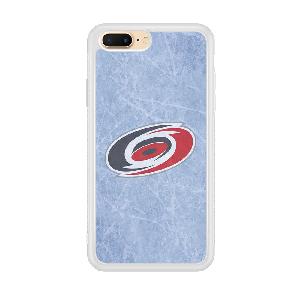 Hockey Carolina Hurricanes NHL 001 iPhone 8 Plus Case-Phone Case-Rubber White (2D Case)-Altracase