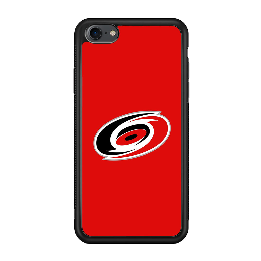 Hockey Carolina Hurricanes NHL 002 iPhone 7 Case-Phone Case-Rubber Black (2D Case)-Altracase