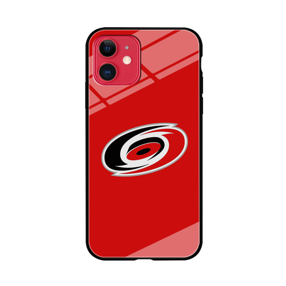 Hockey Carolina Hurricanes NHL 002 iPhone 11 Case-Phone Case-Tempered Glass Case-Altracase