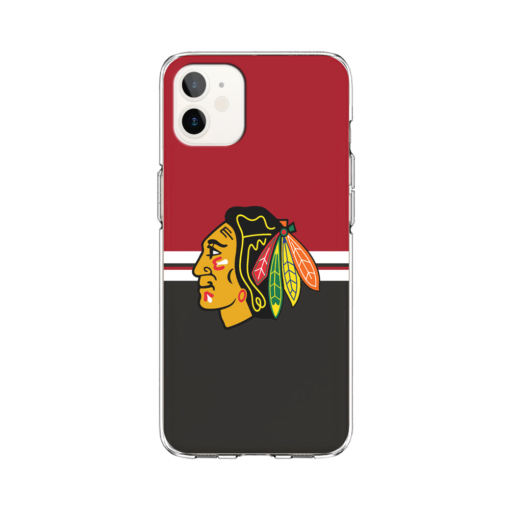 Hockey Chicago Blackhawks NHL 001 iPhone 12 Case-Phone Case-Clear Soft Case-Altracase