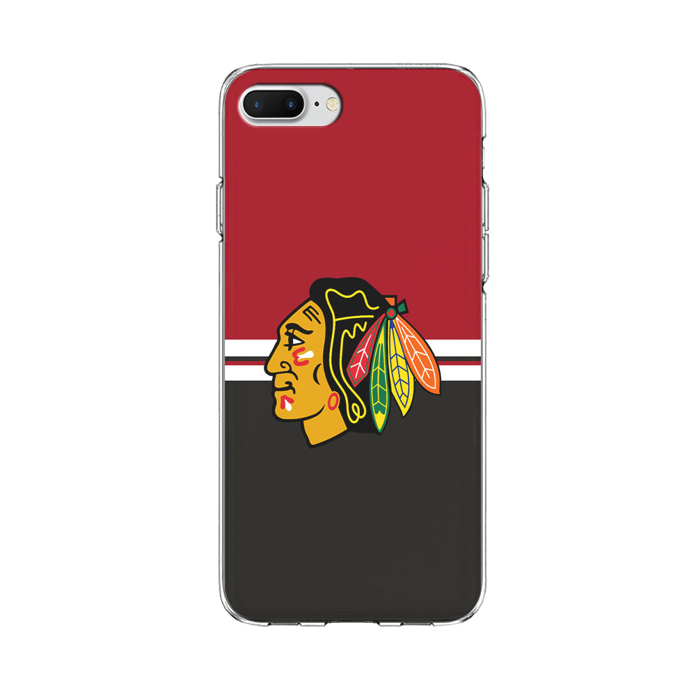 Hockey Chicago Blackhawks NHL 001 iPhone 8 Plus Case-Phone Case-Clear Soft Case-Altracase