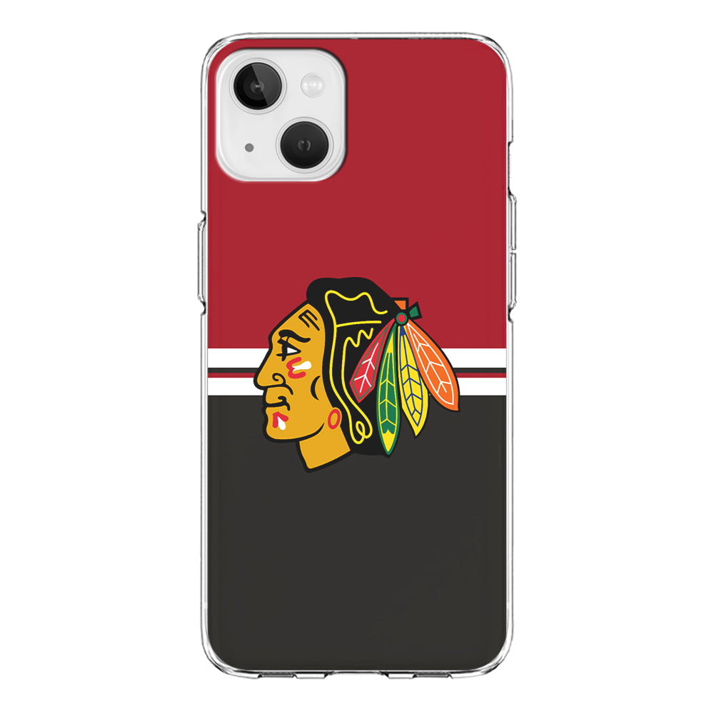 Hockey Chicago Blackhawks NHL 001 iPhone 13 Mini Case-Phone Case-Clear Soft Case-Altracase