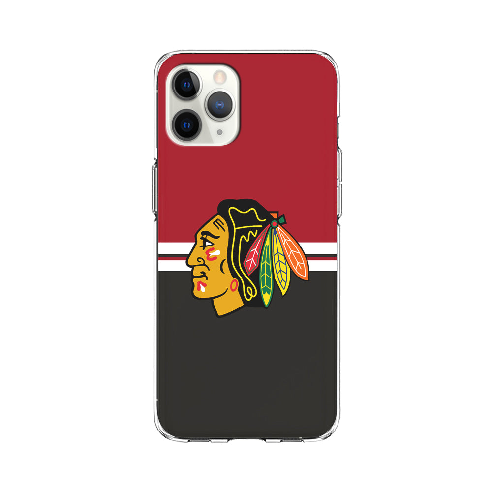 Hockey Chicago Blackhawks NHL 001 iPhone 11 Pro Case-Phone Case-Clear Soft Case-Altracase