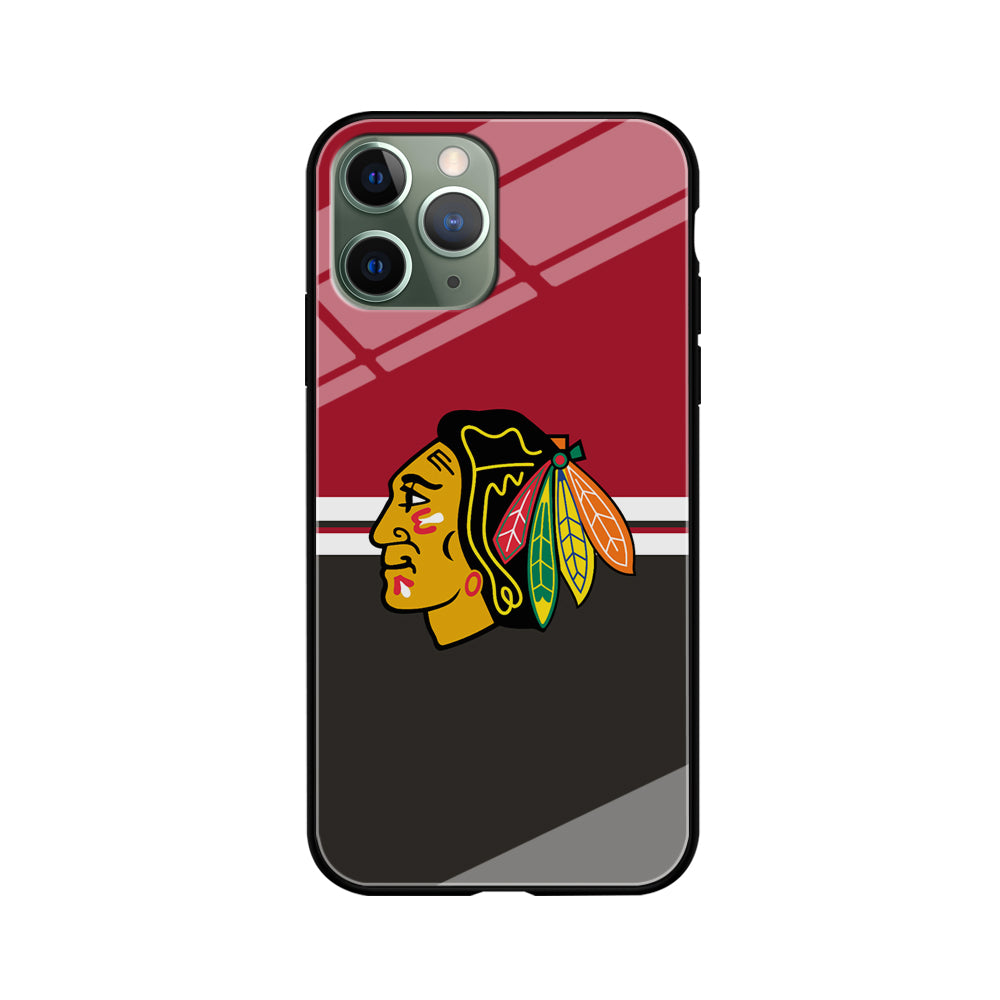 Hockey Chicago Blackhawks NHL 001 iPhone 11 Pro Max Case-Phone Case-Tempered Glass Case-Altracase