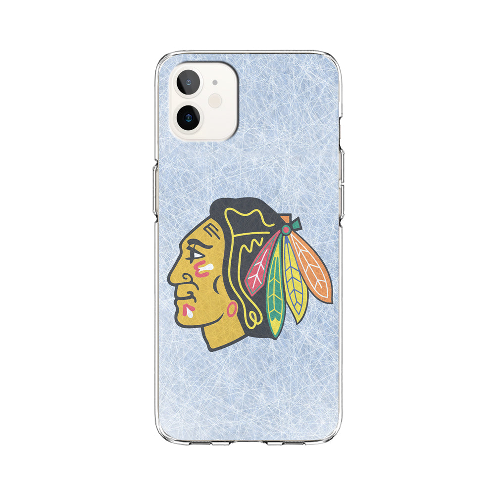 Hockey Chicago Blackhawks NHL 002 iPhone 12 Case-Phone Case-Clear Soft Case-Altracase