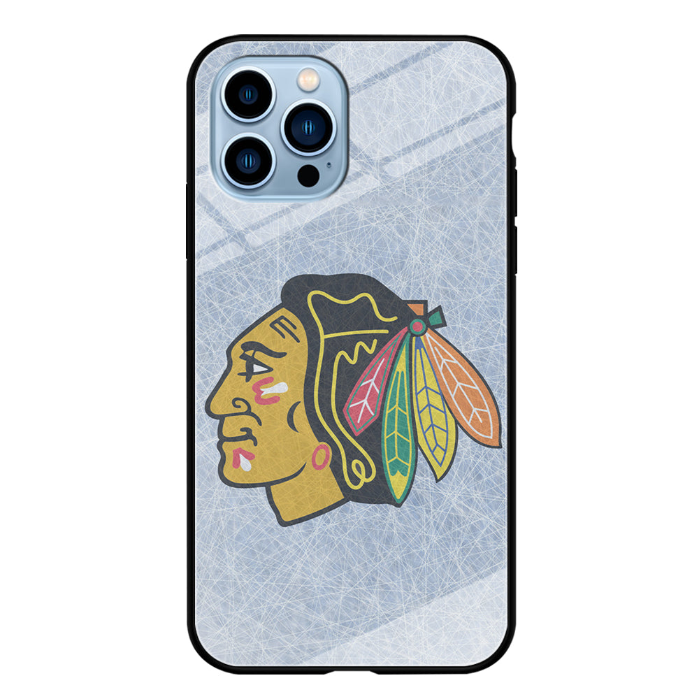 Hockey Chicago Blackhawks NHL 002 iPhone 15 Pro Case-Phone Case-Tempered Glass Case-Altracase
