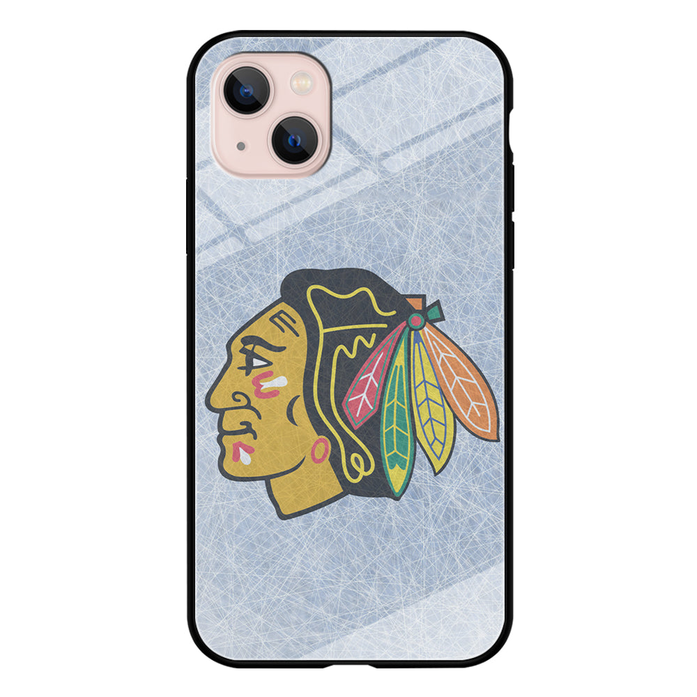 Hockey Chicago Blackhawks NHL 002 iPhone 13 Mini Case-Phone Case-Tempered Glass Case-Altracase