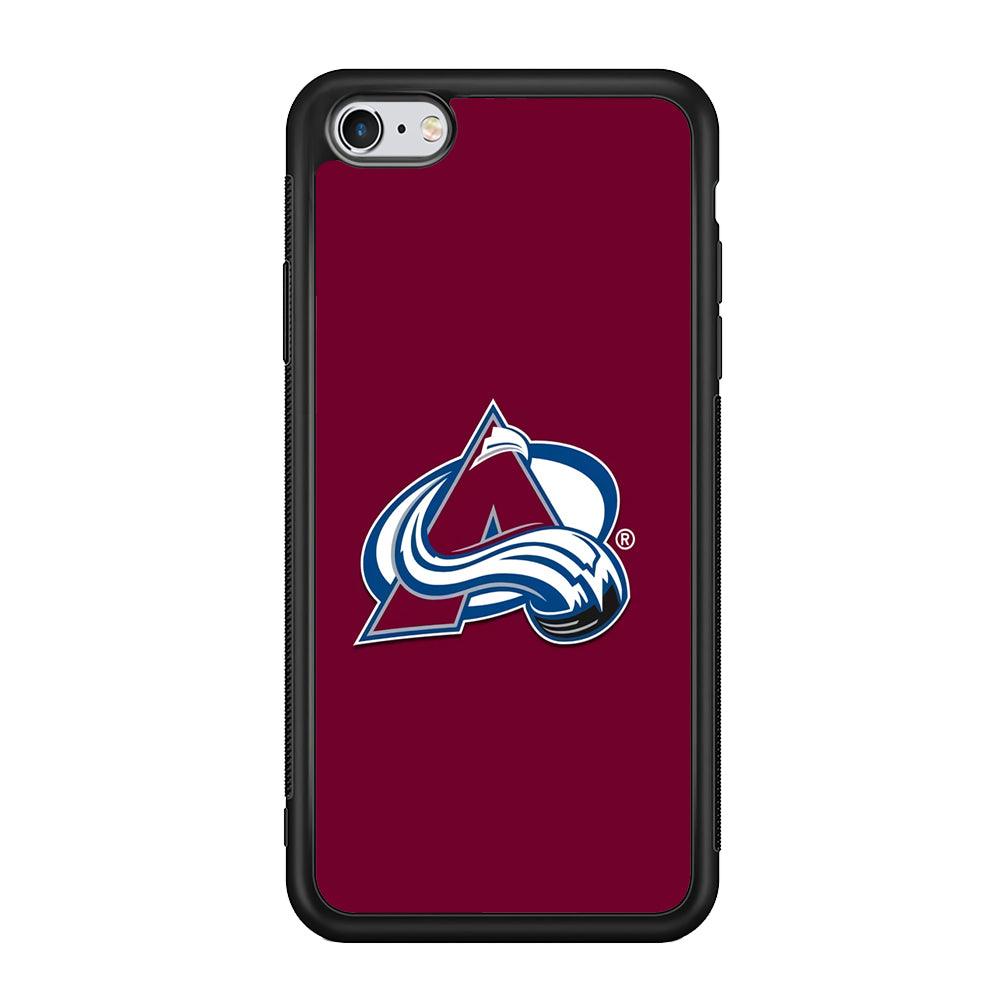 Hockey Colorado Avalanche NHL 001 iPhone 6 | 6s Case-Phone Case-Rubber Black (2D Case)-Altracase